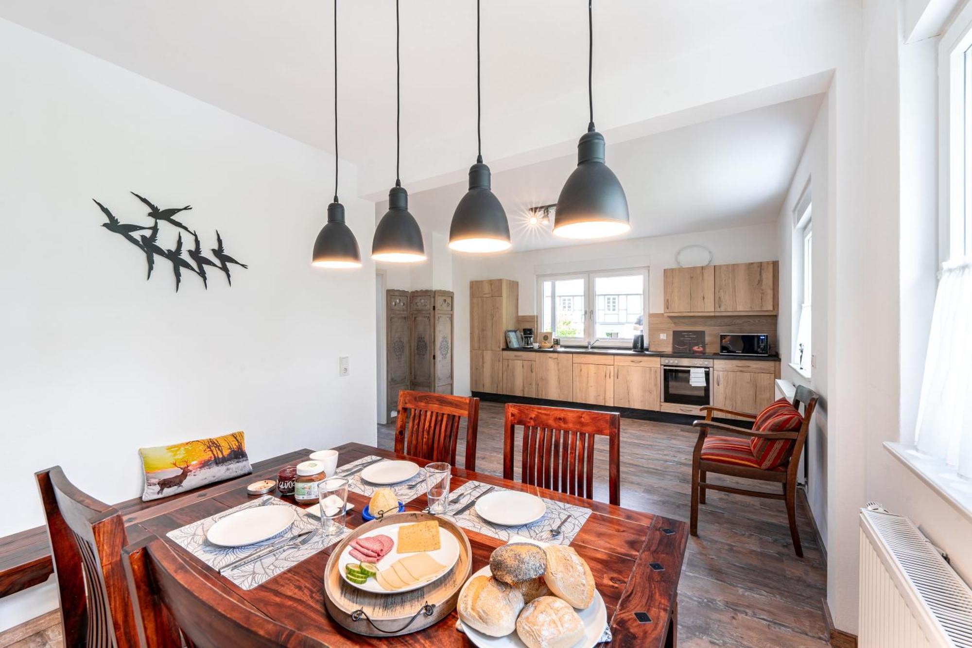 Ferienwohnung Haus An Der Lenne Lennestadt Esterno foto